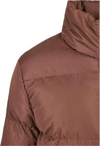 Blouson bombardier d'hiver léger à la pêche pour femmes manteau d'extérieur matelassé avec fausse fourrure et fermeture à glissière couleur chaude - Product Image 5