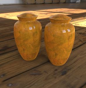 Fabricante indio de L MAX B EXPORTS Urna de cremación de aluminio de color único para cenizas Todos los tipos disponibles para adultos - Product Image 1