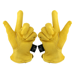 Guantes de Trabajo de Cuero de Seguridad al por Mayor, Fabricante de Guantes de Trabajo de Cuero Vacuno - Product Image 2