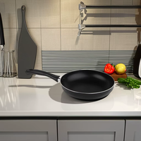 Poêle à induction durable Woks Bottom Chef Poêle à frire antiadhésive en aluminium pressé de 18 cm de diamètre