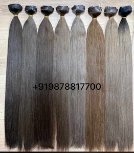 Wholesale 100% Cuticle Aligned Temple Virgin Raw Indian Remy Human Hair Extensions Full Bundle - Product Image 5