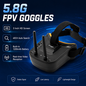 Gafas de Video FPV VR009 5 8G 40CH con Pantalla de 3 Pulgadas para Dron RC Quadcopter - Product Image 2