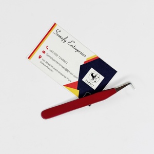 Pinzas de Precisión para Pestañas de Volumen en Ángulo de 90 Grados, Sostenibles, con Logotipo Personalizado, Acero Inoxidable, 10 mm, Lisas, Probadas a Mano - Product Image 5