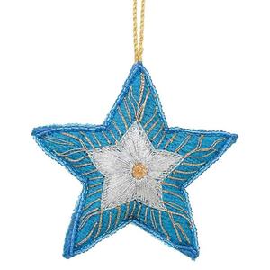 Adorno Colgante Étnico Zari |   Decoración Artesanal de Tela y Seda para Eventos y Regalos - Product Image 1