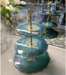 แท่นวางเค้กทำจากยางเรซินแฮนด์เมดสำหรับใช้ในบ้านห้องครัวชุดอุปกรณ์ทำเค้กคุณภาพระดับพรีเมียมจากอินเดีย - Product Image 1