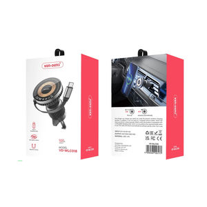 Cargador Inalámbrico para Auto Ven-Dens de 15W con Soporte Magnético para Rejilla de Ventilación y Cable USB-C para la Mayoría de los Teléfonos - Product Image 4