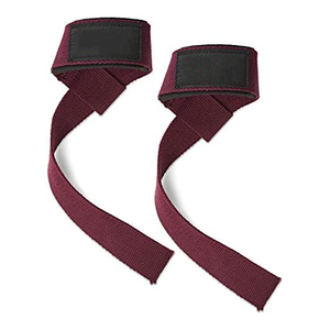Sangles de levage professionnelles en coton pour l'entraînement de musculation Sangles de poignet d'haltérophilie Sangles d'entraînement de fitness personnalisées - Product Image 5
