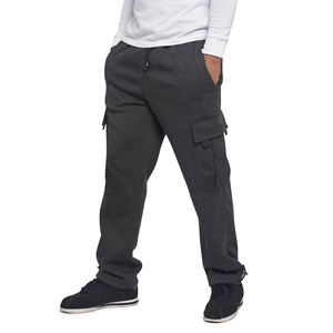 Vente en gros Pantalons pour hommes de haute qualité Course à pied Jogging Décontracté Poches Streetwear Pantalon de survêtement Unisexe Coupe ample Droite Cargo Joggers - Product Image 2