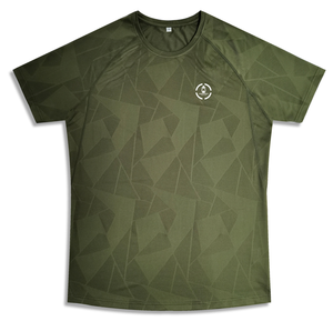 Nueva llegada de Camiseta cuello redondo para hombre personalizada de nailon Spandex de secado rápido transpirable ropa deportiva patrón sólido sublimación imprimir logotipos - Product Image 2