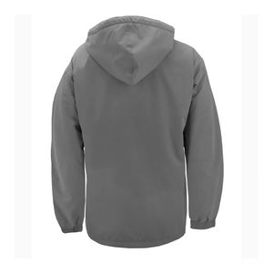 Veste résistante à l'eau coupe-vent à capuche légère grise pour hommes pour les activités de plein air course à pied cyclisme randonnée voyage aventure - Product Image 2