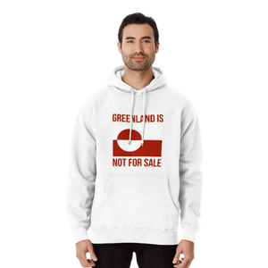 Sweat à capuche streetwear en polaire de haute qualité 350 g/m² Greenland n'est pas à vendre Sweat à capuche à enfiler - Product Image 4