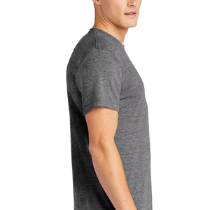 50/50 T-shirts chinés unisexes en coton/poly - Product Image 2