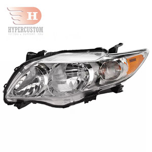 مصابيح أمامية للسيارة بلون أبيض متوافقة مع تويوتا كورولا 2009 - 2010 - Product Image 3