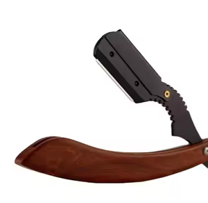 Venta al por mayor nueva maquinilla de afeitar manual con mango de palisandro para hombres corte de pelo afeitado barba - Product Image 3