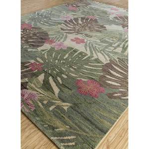 พรมขนสัตว์ลายดอกแพนซี่ถักมือหลายชั้นสำหรับใช้ในบ้าน-Lca-808 - Product Image 2