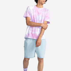 OEM personnalisé tie dye t-shirts hommes été tissu respirant mode streetwear avec impression de logo et options de marque privée - Product Image 4