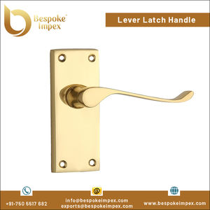 Manija de pestillo de palanca de desplazamiento victoriana de latón elaborada por expertos Calidad excepcional del proveedor indio para herrajes para puertas y ventanas - Product Image 2