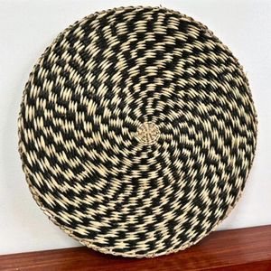 Fait à la main en osier artisanat tapis de table jonc de mer assiette jacinthe d'eau napperon décor Floral salle à manger mariages-vente en gros du Viet Nam - Product Image 6