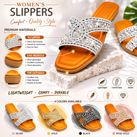 Nouvelles sandales plates tissées pour femmes, style décontracté d'été, tongs de plage confortables et légères en TPR, personnalisation OEM ODM, vente en gros