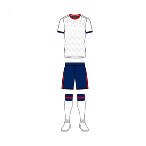 Maillot de football personnalisé par sublimation, uniforme de football, maillot à col rond unisexe, toutes saisons, vêtements de sport à séchage rapide - Product Image 2
