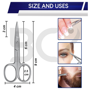 Nouvel arrivage de ciseaux en acier inoxydable à pointe fine et incurvée pour enlever les peaux mortes lame tranchante de la plus haute qualité pour l'utilisation des ongles à cuticules - Product Image 3