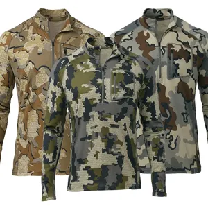 KUIUE Hunting Merino wool base layer men's outdoor hunting custom camouflage baselayer/KUIUE Hunting clothes