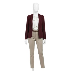 Blazer de Mujer de Alta Calidad, Color Sólido, Manga Larga, Un Botón, Traje de Oficina para Mujer, Chaquetas de Negocios para Mujer, por HI - Product Image 5