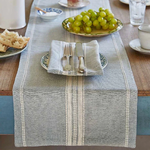 2023 Factory supply hot sale customized <b>Long</b> 100% Organic Cotton GOTS Certificate <b>Table</b> <b>Runner</b> water proof oil proof Wholesale - Product Image 3