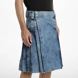 Kilts de Mezclilla de Alta Calidad para Hombre, Estilo Urbano, Estilo Escocés, Venta al por Mayor de Fábrica, Kilts 2026 - Product Image 2
