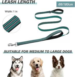 Correa Ajustable de Nailon con Diseño Floral para Perros, con Asa Acolchada, Estilo Simple, Resistente, para Perros Medianos y Grandes - Fábrica OEM/ODM - Product Image 5