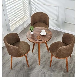 Ensemble de meubles de restaurant luxueux et modernes en pierre/marbre, canapé durable, chaise, table - Product Image 4