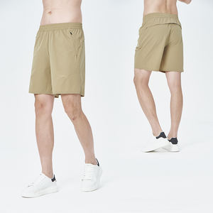 Pantalones Cortos Deportivos para Hombre, Doble Capa, Transpirables, 100% Algodón, Secado Rápido, Cintura Media, Cierre con Cordón, para Deportes al Aire Libre - Product Image 3