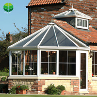 Solaires de jardin isolants thermiquement Maisons en verre Solarium sur pied en aluminium Sunroom 4 saisons