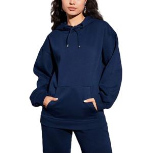 Sweat-shirts personnalisés de haute qualité pour femmes 100% coton sweats à capuche d'hiver vêtements de sport et de fitness - Product Image 5