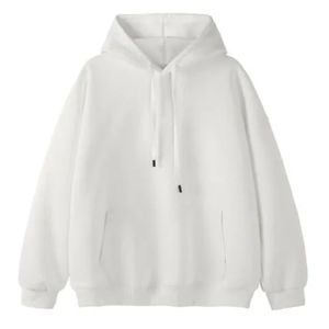 Sudadera con Capucha de Algodón Lisa para Hombre - Sudadera Básica Transpirable de Tacto Suave - Product Image 2