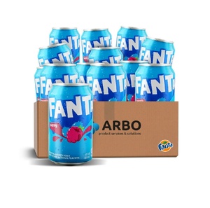 Hot Sale Fanta US Berry Carbonated Drink 12 Pack 355 ml Cans Sweet Sparkling <b>Beverage</b> for Bulk Purchase Wholesale - Product Image 1