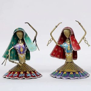 Juego de 3 Figuras de Muñecas Bailarinas Hechas a Mano, Venta Caliente, para Decoración del Hogar y la Oficina, Mujeres Bailarinas Elegantes y con Estilo al por Mayor - Product Image 4