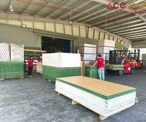 Panneau de contreplaqué MDF PVC par le fabricant vietnamien Panneau Acc Mélamine Feuilles de plastique Étanche prix raisonnable - Product Image 6