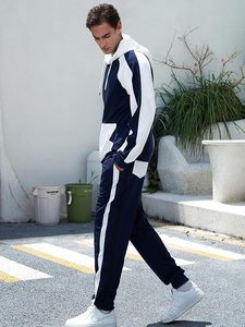 Conjunto Deportivo de 2 Piezas con Capucha y Cremallera para Hombre, Ecológico, Personalizado, Venta al por Mayor de Fábrica, Tejido Transpirable, Talla Grande, Informal, Color Sólido - Product Image 5