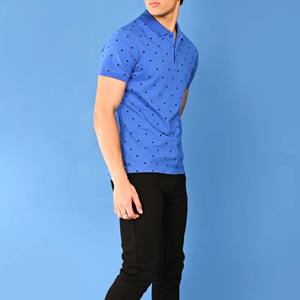 Camiseta de algodón transpirable para hombre, personalizada con logotipo bordado, de verano, suave, de jersey, fibra de bambú, de secado rápido, manga corta. - Product Image 5