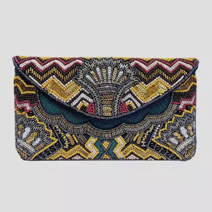 MD HANDICRAFTS Monedero bordado clásico Semilla con cuentas Colorido Hecho a mano Promocional Diseño personalizado Colores mezclados Uso diario - Product Image 1