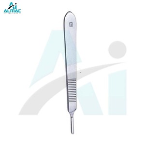 ด้ามมีดผ่าตัดเหล็ก ALMAC ทนทาน ใช้ซ้ำได้ พร้อมใบรับรอง CE สำหรับการผ่าตัดกระดูกและข้อ ให้ความแม่นยำสูง เหมาะสำหรับแพทย์และพยาบาล - Product Image 2