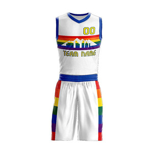 Breathable <b>Cheap</b> Rate Unisex Basketball Uniform Fully Customized Hot Selling Top Trending Lightweight Quick Dry Mesh/Polyester - Product Image 4