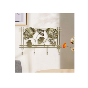 Crochets décoratifs muraux en laiton Crochets de cuisine Crochets de cuisine support de conception de vie pour outils de café et accessoires de cuisine - Product Image 6