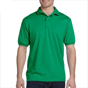 ชุดกีฬาแขนสั้นระบายอากาศได้ดีคอตตอน100% โลโก้ปักลายสีทึบสำหรับผู้ชายฤดูร้อน - Product Image 4