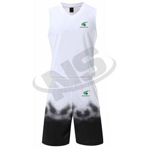 Vente en gros uniforme de basket-ball vêtements de sport à séchage rapide sur mesure pour hommes maillot et short d'équipe en polyester léger - Product Image 3