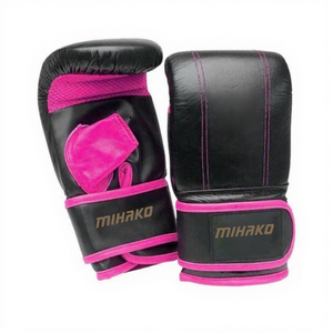 Guantes de Boxeo de Cuero de Color Sólido, Ligeros, Transpirables, Impermeables, con Protección UV, Agarre Antideslizante, Cierre con Cordones para Boxeo - Product Image 5