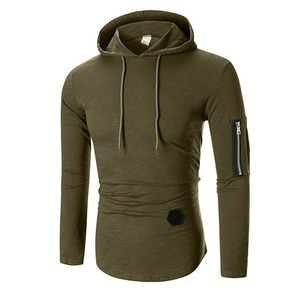 Sudadera con capucha informal para hombre, colección de invierno de gran tamaño, cuello redondo tejido de primavera y otoño con patrón estampado, cuello con capucha sólido - Product Image 1