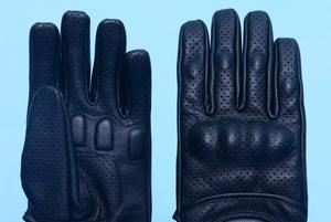 Guantes de carreras de motocross, guantes personalizados perforados para motocicleta, protección para motocicleta, guantes de cuero para montar, guantes deportivos de cuero - Product Image 4