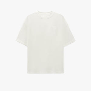 T-shirts en coton blancs à séchage rapide pour hommes, manches courtes, surdimensionnés, personnalisables, vente en gros - Product Image 5